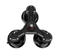 Navna Supporto per auto a tripla ventosa con testa a sfera regolabile a 360 per action camera e smartphone Costruzione ABS Tripla ventosa Supporto per fotocamera