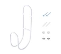 Navna Supporto per tubo da giardino in acciaio inox da parete, organizer per tubo dell'acqua da esterno, antiruggine, gancio per appendere il giardino, supporto da parete