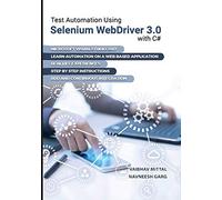 Navneesh Garg Vaibhav Test Automation using Selenium Webdriver 3.0 (Tascabile)