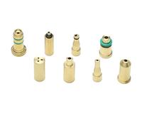 Navrange 8 in 1 Set di ugelli gonfiabili di ricambio kit di ricarica gas adattatore accendino riparazione parti fai da te per accendini serie S T Dupont Dunhill