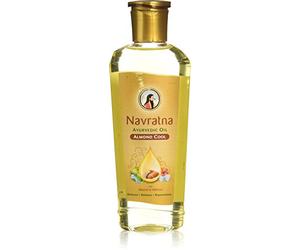 Navratna Ayurvedic almond Cool oil Rejuvenates, rilassa, allevia - 200 ml