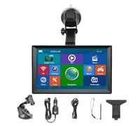 NAVS SAT Da 7 Pollici Per Auto, Navigazione GPS Per Auto, Tracker GPS Del Veicolo, Compagno Di Viaggio Fidato, Interazione Sullo Schermo Senza Sforzo, Nero, Per Un Lungo Viaggio, Donne, Guida,