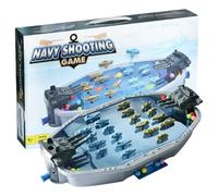 Navy Battle Board - Dinosauri, Giocattolo da competizione per Due Giocatori, Kit di Divertimento Educativo | Tavolo Interattivo per Bambini Adulti Apprendimento Familiare