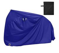 Navy Blu Scuro Tinta Unita Copertura Della Bici Impermeabile Pura Pianura con Fori di Bloccaggio Indoor Outdoor Storage Mountain Road Copertura Bici Elettrica Adatto per la maggior parte dei fondi