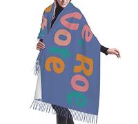 Navy Blue Roe Roe Roe Il Tuo Voto Invernale Sciarpe Scialle Moda Sciarpa Con Nappe Elegante Foulard Con Nappe