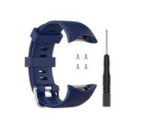 (navy blue strap) Cinturino di ricambio in silicone per Garmin Forerunner 45/45s