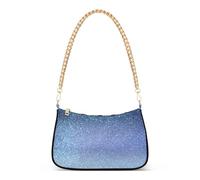 Navy Pastel Blue Glitter Gradiente Borse Da Sera Della Borsa Delle Donne Frizione Borse Quotidiano Floreale Borse A Tracolla Chiusura