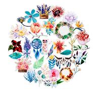 Navy Peony Stickers Adesivi acchiappasogni e piante | Stickers agenda - bottiglie e diari | Adesivi computer e PC portatile| Meravigliosi stickers bambini ed adulti | Adesivi bici 37 pezzi