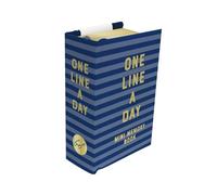 Navy Stripes Mini One Line a Day: A One-Year Memory Book