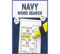 Navy Word Search Book: Puzzles Featuring Naval Themes, Military Terms, Submarines & Battleships