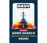 Navy Word Search Puzzle Book: Fun Puzzles Featuring Ships, Submarines, Naval Vessels, and More