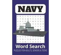 Navy Word Search Puzzle Book: Word Search with Easy to Read Print about Warships, Naval Missions, Maritime Traditions and More | 6x9 inches, 110 pages ... Gift for Vacations, Holidays and Free Times