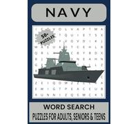 Navy Word Search Puzzle Book: Word Searches with Easy to Read Print about Navy, U.S. Navy, Warships and More | 6x9 inches, 110 pages | 50+ Puzzles... Gift for Vacations, Holidays and Free Times.