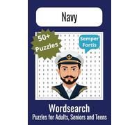 Navy Word Search Puzzle Book: Word Searches with Easy to Read Print About the Navy, Ships, Sea and More... | 6 x 9 inches, 110 pages ... Gift for Vacations, Holidays and Free Times.