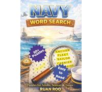 Navy Word Search Puzzle Book: Word Searches with Easy to Read Print about the Navy, Ships, Seamanship and More | 6x9 inches, 110 pages | 50+ Puzzles | ... Gift for Vacations, Holidays and Free Times