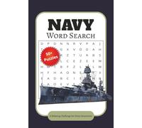 Navy Word Search Puzzles: Word Search Puzzles with Easy to Read Print about the Navy, Warships, and More | 6x9 inches, 110 Pages | 50+ Puzzles ... Gift for Vacations, Holidays, and Relaxation