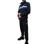 NavyBlue Yacht - Tuta Uomo in Cotone French Terry - Full Zip in Felpina Leggera, Ideale per la Primavera e l’Autunno. Taglie OverSize (IT, Testo, 4XL, Regular, Regular, 722 Blu)