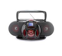 NAXA Electronics NPB-273 - Lettore musicassette/registratore stereo Bluetooth, MP3/CD AM/FM, con subwoofer e ingresso USB