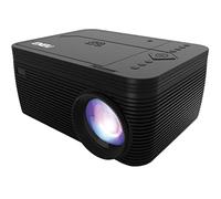 Naxa Electronics NVP-2502C - Proiettore LCD per home theater da 150" con lettore DVD integrato, telecomando e custodia, console di gioco, Bluetooth, HDMI x 2, USB 2.0, supporto MicroSD, VGA, nero (NVP