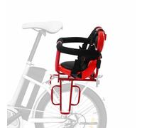 Naxidf Seggiolino per bicicletta | seggiolino per il montaggio del tubo della sella | per 6 mesi -6 anni | seggiolino per bicicletta | rosso | mountain bike, bici da città, biciclette pieghevoli