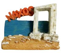 Naxos Isola Grecia Viaggio Souvenir 3D Magnete Frigorifero Attrazioni Città Frigorifero Magnete Decorativo Tridimensionale Casa Cucina Decorazione