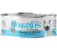 NAXOS Sterilised Cat Wellness Lattina Multipack 12x85G TONNO E POLLO