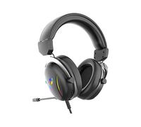 NAXSIR 500 USB, supporta qualità audio a 7.1 canali CUFFIA GAMING, Nero