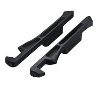 Nayubo 2 Pz Seggiolino Auto Gap Filler Organizer con Il Supporto del Telefono Universale per SUV, Camion Automotive Accessori Interni Colmare Il Divario tra Sedile Laterale e Console (Nero)