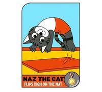 Naz the Cat Flips High on the Mat: A Gymnastics Story About Practice, Perseverance, and Confidence