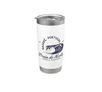 Nazaré Portogallo Big Wave Surf Swell Chaser Bicchiere termico in acciaio inox doppia parete