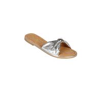 Nazareno Gabrielli Ciabatta donna con nodo - argento