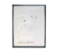 Nazareno Gabrielli Copertina Lettino Ricamata Neonato 2500 Panna Unica