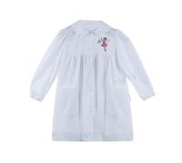 Nazareno Gabrielli Grembiule Asilo Bambina Bianco/Quadretto Rosa Ricamato Moda Egidio (55, Quadretto Rosa - Dolce Ape)