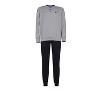 Nazareno Gabrielli Pigiama lungo da uomo in cotone