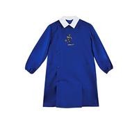 nazarenogabrielli Grembiule Scuola Elementare Bambino Blu Ricamato Moda Egidio (70, Calcio)