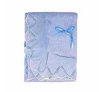 Nazareno Gabrielli Scialle Copertina Invernale Culla/Carrozzina Moda Egidio (Cielo)