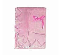 nazarenogabrielli Scialle Copertina Invernale Culla/Carrozzina Moda Egidio (Rosa)