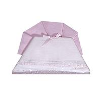 Nazareno Gabrielli Set Lenzuola Sangallo Culla/Carrozzina Moda Egidio (rosa)
