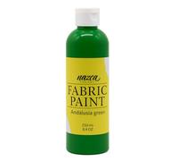 Nazca Colors Colori per Tessuti Verde 250ml Pittura Acrilici Permanenti per Stoffa e Pelle per Dipingere Vestiti, Magliette, Jeans, Borse, Scarpe in Tessuto e Cuoio