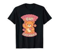 Nazionale Teddy Bear Day Settembre 9 K-Pop Inspired Cute Bear Maglietta