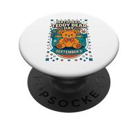 Nazionale Teddy Bear Day settembre 9 K-Pop Inspired Cute Bear PopSockets PopGrip Adesivo