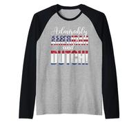 Nazionalità Miste ammirevolmente Americane e Olandesi Maglia con Maniche Raglan