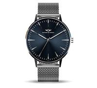 Nazione di Anime orologio Argo da uomo argento lucido/blu royal