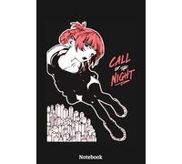 Nazuuna Nanakussa Call of the Night Notebook: Journal, notebook, planner, organiser, bullet journal, sketchbook_ 6x9 inches, 120 dotted pages