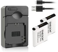 NB-11L ENEGON Batterie di ricambio (conf. da 2 pz) kit caricabatterie per Canon