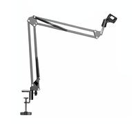 NB-35 Supporto regolabile da tavolo per microfono per registrazione (Nero)