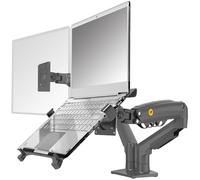 NB North Bayou Supporto per Monitor, Supporto 17-27'' Schermo del computer o Laptop 10-17'', Carico Massimo 9KG, VESA 75/100 mm