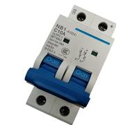 NB1-63DC DC circuit breaker MCB type C 2P Icu6kA DC500V(2A)