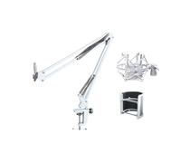 NB35 Microfoni Stand Per Braccio Da Tavolo Girevole E MS089SV Shock Mount Argento Per Pista Pieghevole Microfoni Mount