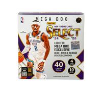 2024-25 Panini Select NBA Basketball Mega Box - Carte collezionabili ufficiali - Premi blu e rossi, carte e inserti per principianti - Scatola sigillata